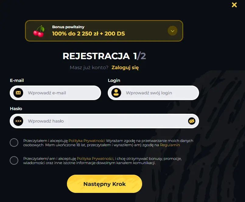 Rejestracja